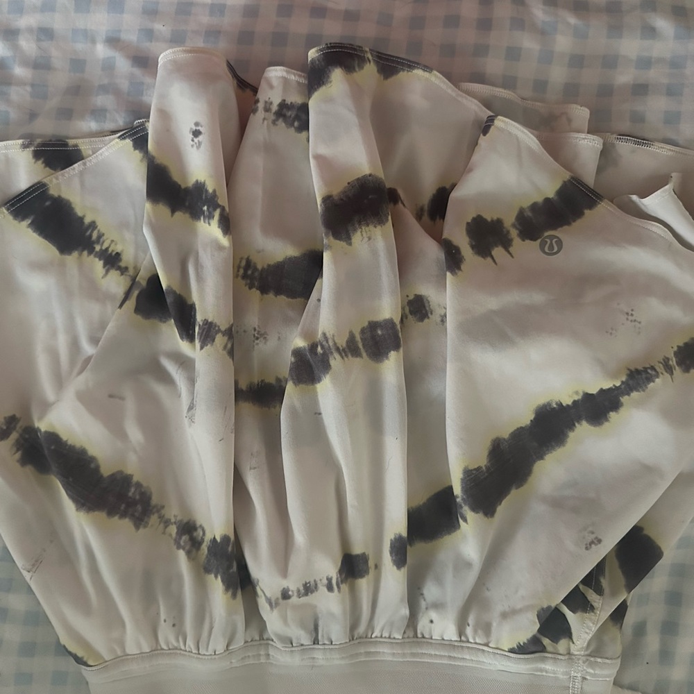 lululemon athletica Tie-Dye Mini Skirt - Black and White